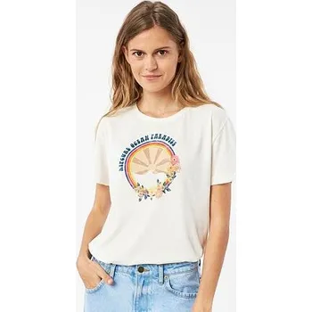 Pánské tričko Tričko Rip Curl SURF REVIVAL 70S TEE Bone velikost S