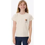 Tričko Rip Curl TROPIC SUN CROP TEE -GIRL Off White velikost 14