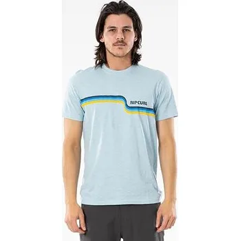 Pánská móda Tričko Rip Curl SURF REVIVAL TEE Light Blue velikost S