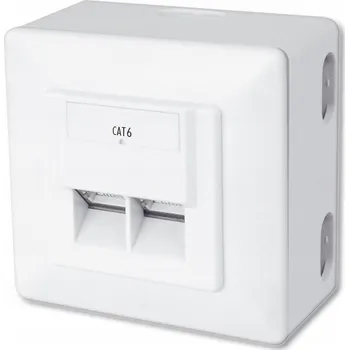 Elektrická zásuvka Internetová zásuvka nástěnná Digitus bílá