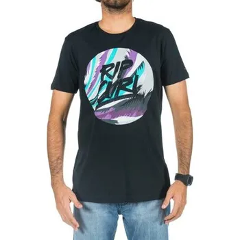 Pánské tričko Tričko Rip Curl BRASH S/S TEE Black velikost XL
