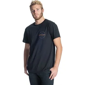 Pánské tričko Tričko Rip Curl AUTHENTIC S/S TEE Black velikost M