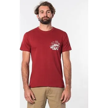 Pánské tričko Tričko Rip Curl TUC TUC S/S TEE Red velikost M