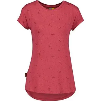 Pánské tričko Tričko Alife and Kickin MIMMYAK AOP Cranberry velikost L