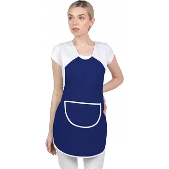 Kuchyňská zástěra L OCHRANNÁ ZÁSTĚRA dámská KASAK GASTRONOMICKÁ KUCHYŇSKÁ směs bavlny a polyesteru 23A