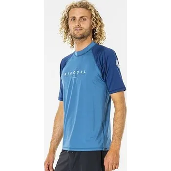 Pánské tričko Lykra Rip Curl SHOCKWAVES S/SL UV Blue velikost XL
