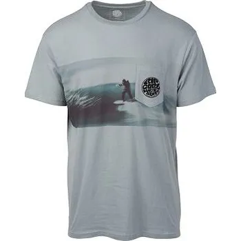 Pánské tričko Tričko Rip Curl ACTION ORIGINAL SS TEE Grey velikost L
