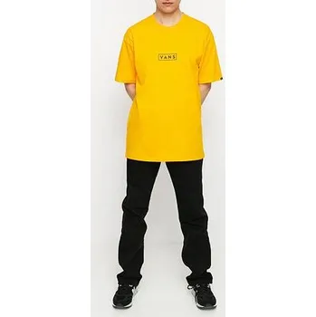 Pánské tričko Tričko Vans CLASSIC EASY BOX Saffron/Black velikost M