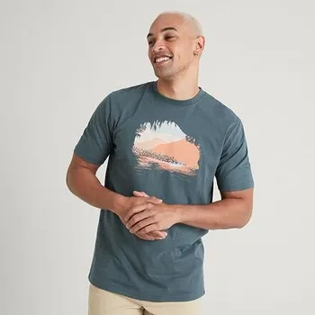 Pánská móda Tričko Kathmandu MAN CAVE MNS S/S TEE O4S-Light Night velikost M