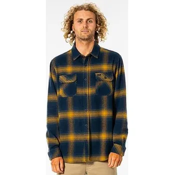 Pánská košile Košile Rip Curl COUNT L/S SHIRT Gold velikost XL