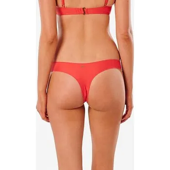 Dámská móda Plavky Rip Curl CLS SURF ECO BARE PANT Red velikost L