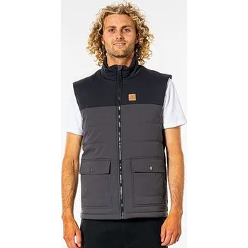 Pánská bunda Vesta Rip Curl ANTI SERIES RIDGE VEST Washed Black velikost L