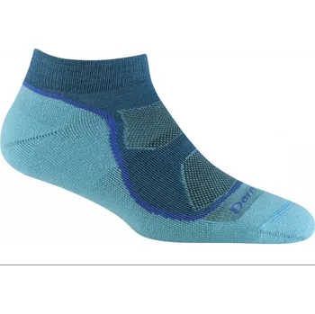 Dámské ponožky Darn Tough ponožky LIGHT HIKER NO SHOW Lightweight Merino - dámské - modré Velikost: L