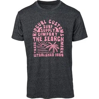 Pánské tričko Tričko Rip Curl THE SURF COMPANY SS TEE Black velikost L
