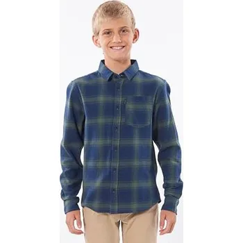 Pánská košile Košile Rip Curl CHECK THIS L/S SHIRT-BOY Navy/Green velikost 16