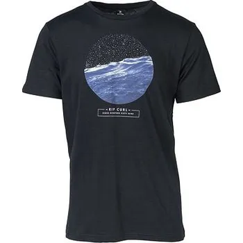 Pánské tričko Tričko Rip Curl BROKEN SUMMER TEE Black velikost M
