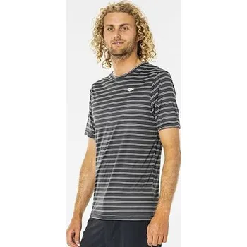 Lykra Rip Curl PLAIN STRIPE S/SL UVT Black velikost L
