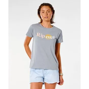 Tričko Rip Curl SUNSET STANDARD TEE Blue Grey velikost L