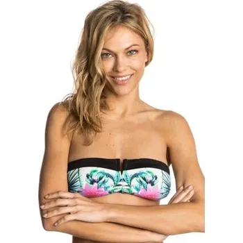 Dámské plavky Plavky Rip Curl PALMS AWAY BANDEAU Green velikost M