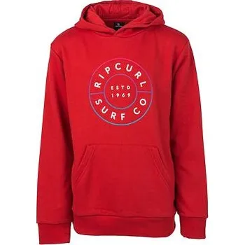 Chlapecká mikina Mikina Rip Curl NEON DONUT HOODED Red velikost 10