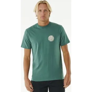 Pánské tričko Tričko Rip Curl WETSUIT ICON TEE Washed Green velikost XL