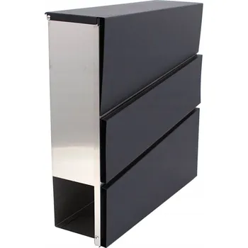 Poštovní schránka Poštovní schránka XL-Tools s držákem na noviny, černá