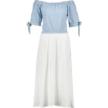 Dámské šaty šaty Alife and Kickin ADAAK Light Denim velikost XS