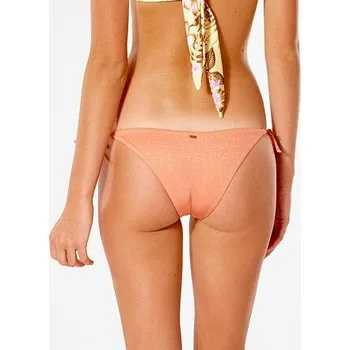 Dámská móda Plavky Rip Curl PLAYABELLA TIE SIDE CHEEKY Coral velikost M