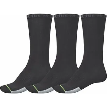 Pánské ponožky Ponožky Globe LOW IMPACT CREW SOCK 3 PACK Assorted velikost 7-11
