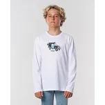 Tričko Rip Curl KLAXON L/S TEE BOY White velikost 16