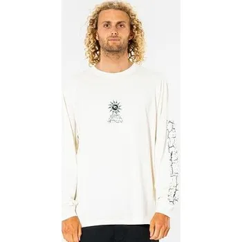 Pánské tričko Tričko Rip Curl SOLID ROCK GOANNA L/S TEE Bone velikost M