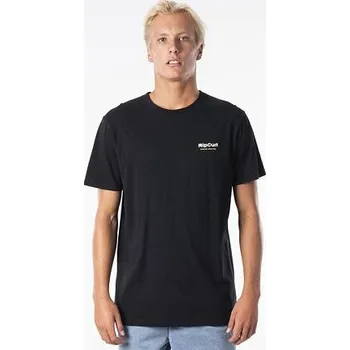 Pánské tričko Tričko Rip Curl OG GLITCH TEE Black velikost S