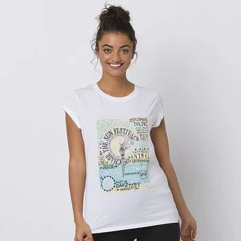 Pánské tričko Tričko Animal MOON FLOWER White velikost 12