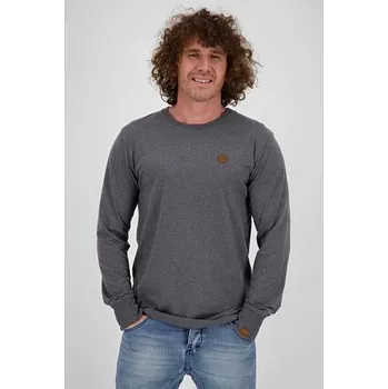 Pánské tričko Tričko Alife and Kickin ALEXAK Charcoal velikost XXL
