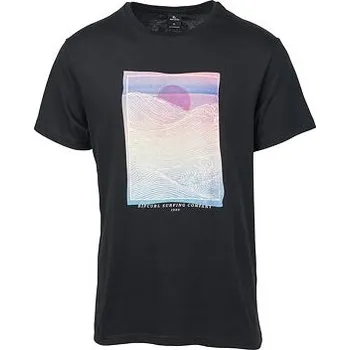 Tričko Rip Curl PASTEL CURVES SS TEE Black velikost M