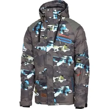 Pánská casual bunda Bunda Rehall BLUNT-R AOP jets bungee velikost L