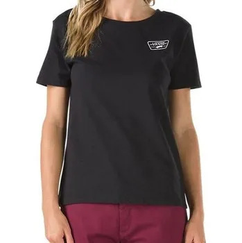 Tričko Vans FULL PATCH CREW TEE Black velikost M