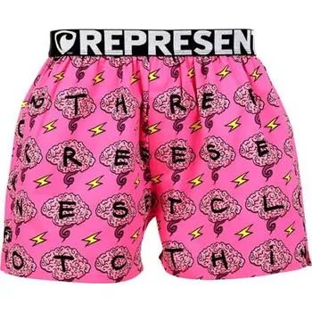 Trenýrky Spodní prádlo Represent EXCLUSIVE MIKE BRAINS Pink velikost XL