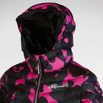 Dívčí bunda Bunda Rehall PHOEBE JR. Camo Pink velikost 140