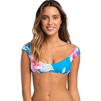 Dámské plavky Plavky Rip Curl INFUSION FLOWER BRA Brilliant Blue velikost XS