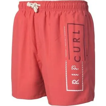 Dámské plavky Plavky Rip Curl VOLLEY CORE 16" BOARDSHORT Mineral Red velikost M