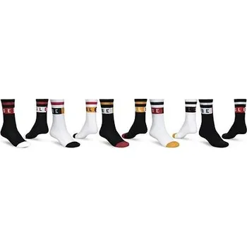 Pánské ponožky Ponožky Globe BLOCK WRAP SOCK 5 PACK Multi velikost 7-11