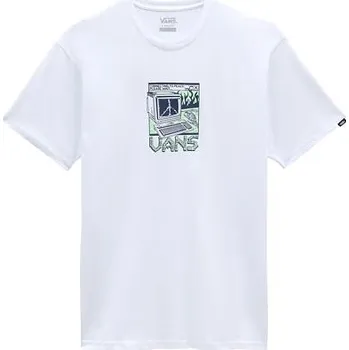 Pánské tričko Tričko Vans THROWBACK PEACE MACHINE SS TEE White velikost L