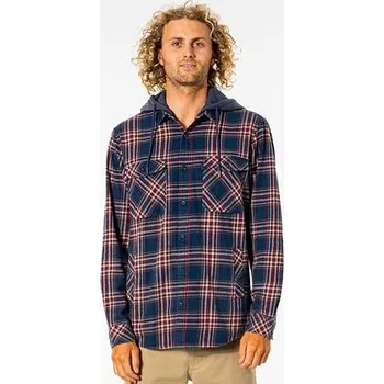 Pánská košile Košile Rip Curl RANCHERO FLANNEL SHIRT Washed Navy velikost L