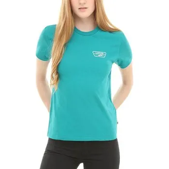 Pánská móda Tričko Vans FULL PATCH CREW TEE Quetzal velikost L