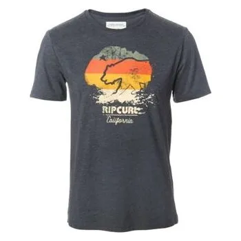 Pánské tričko Tričko Rip Curl CALIFORNIA TEE Dark Marle velikost S