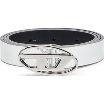Opasek OPASEK DIESEL OVAL D LOGO B-1DR 20 BELT SILVER