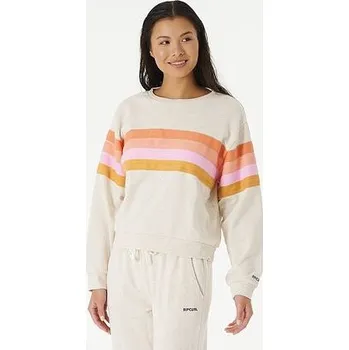 Pánská mikina Mikina Rip Curl DAY BREAK CREW Oatmeal Marle velikost XS