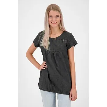 Pánské tričko Tričko Alife and Kickin SUMMERAK DNM Black Denim velikost XXL