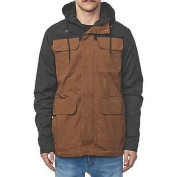 Pánská casual bunda Bunda Globe GOODSTOCK BLOCKED PARKA II Hazel velikost XL